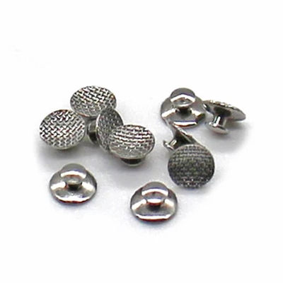 MFDS Certified Dental Orthodontic Micro Direct Bond Lingual Button Bondable Round Mesh Base for Comfortable Wear
