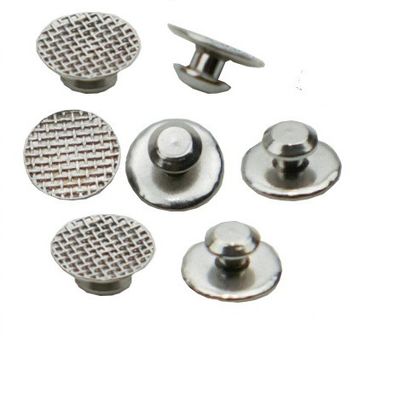 MFDS Certified Dental Orthodontic Micro Direct Bond Lingual Button Bondable Round Mesh Base for Comfortable Wear