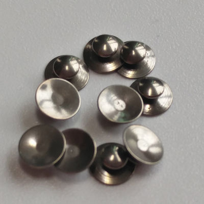2 Years Shelf Life Metal Orthodontic Monoblock Round Base Lingual Button for Oral Bracket Treatment