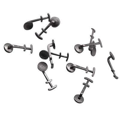 2024 MFDS Safety Standard Design Stainless Steel Dental Orthodontic Lingual Button with Hooks