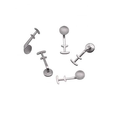 2024 MFDS Safety Standard Design Stainless Steel Dental Orthodontic Lingual Button with Hooks