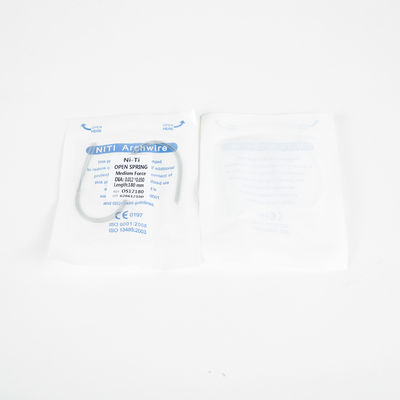 Flexible Sizing Metal Open Coil Spring for Orthodontic Treatment Fits Most Brackets