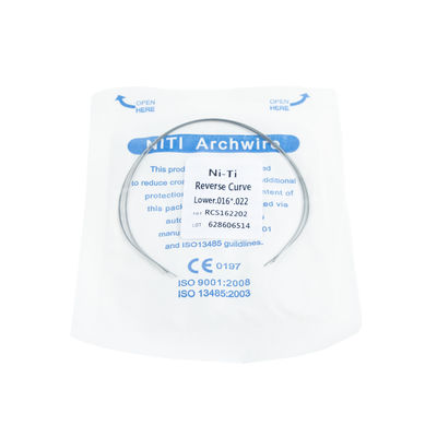 NiTi Rectangular Wires for Orthodontic Treatment Reverse Curve Design and CCC Certification