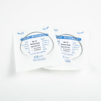 NiTi Rectangular Wires for Orthodontic Treatment Reverse Curve Design and CCC Certification