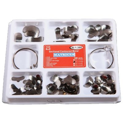 Transform Your Dental Restorations with 1.0976DC Dental Sectional Contoured Matrices Matrix Kit by TOR VM / TOP BM