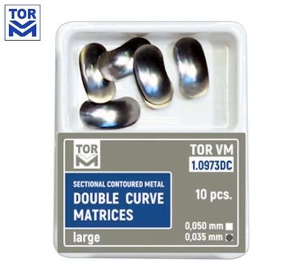 GB/T18830-2009 Dental Sectional Contoured Matrices Matrix Large 50 pcs TOR VM/ TOP BM Instrument Classification Class II