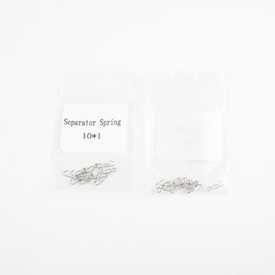 Long Shelf Life Durable Spacer Springs for Dental Clinics Pre-Banding Procedures in Class II Instrument Classification