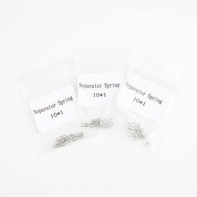 Long Shelf Life Durable Spacer Springs for Dental Clinics Pre-Banding Procedures in Class II Instrument Classification