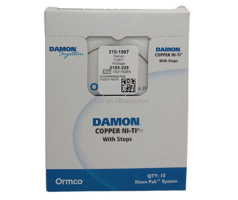 ISO Certified Dental Areal Ormco Damon SL SS ND PPAK Wires 10pcs/box 227-1067 size .016*.025 for Orthodontic Treatment