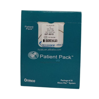 Class II Dental Ormco Archwires for Damon System Low Friction TMA Preformed Archwires 10pcs/box 227-1111 size .016*.025