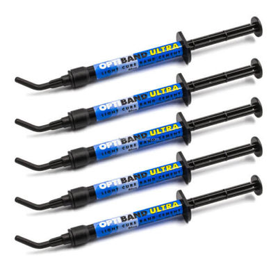 Ormco Optiband Ultra 10 Syringes Kit 744-0294 Orthodontic Band Blue Cement with and 1 Year Shelf Life