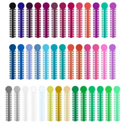 ALS Dental Medical Elastics Orthodontics Orthodontic Ligatures Ties 1040pcs/pk CERTIFICATE ISO Pack 1000pcs/pack