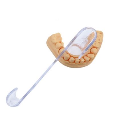 Clear/Clear Blue Double Head Lip Retractor Dental Lip Cheek Opener Stainless Steel Surgical Tool with CCC Certification