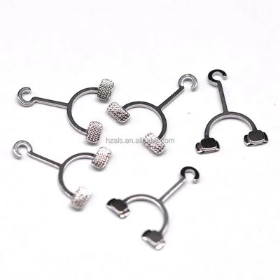 CE Certificate 2024 Dentist Orthodontic Accessories Bondable Composite Lingual Button Clamp 10pcs/pk Lingual Button smooth