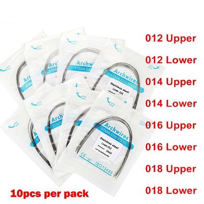 Rectangular Stainless Steel Dental Areal Arch Wire and Super Elastic for Dental Orthodontic Needs