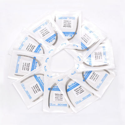 Rectangular Stainless Steel Dental Areal Arch Wire and Super Elastic for Dental Orthodontic Needs