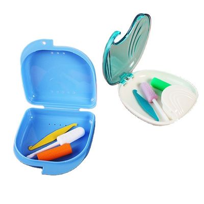 Dental Clinic Class II Manual Orthodontic Clear Aligner Box with Remover and Chewies at Affordable