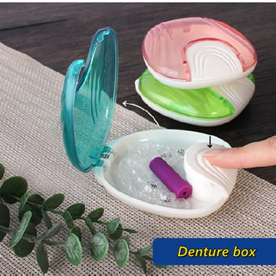 Organize and Protect Your Dentures with Our Plastic Dental Denture Box/orthodontic Teeth Retainer Case/box