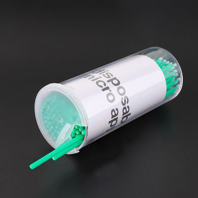 Safety standard GB/T 32610 Disposable Dental Ultra fine regular cylinder Micro brush Applicators s m l