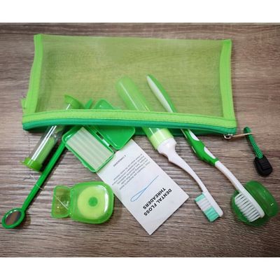 Manual Power Source Ortho Wax Floss Oral Mirror Included Portable Interdental Brush Kit with Highest Medical Grade Plastic
