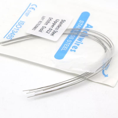 Dental Areal Orthodontic Arch Wires Round Rectangular Stainless Steel Wires for Perfect Alignment