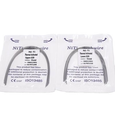 1 Year Shelf Life Thermal Active Orthodontic Niti Arch Wire for Treatment Manual Power Source