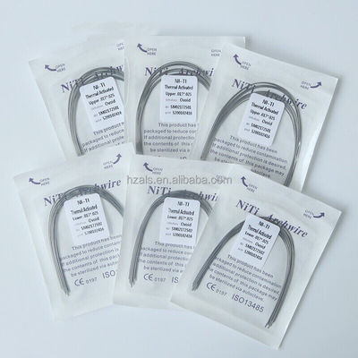 Safety Standard GB15979-2002 Rectangle Orthodontic Niti Arch Wire for Teeth Braces Ovoid Square