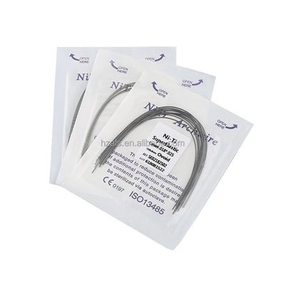Orthodontic Materials NiTi Straight Wire 5M with Round Rectangular Archwires 0.018" Size