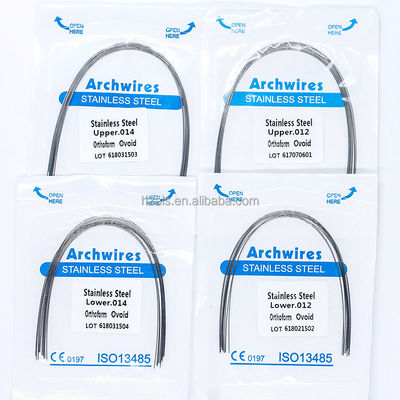 Instrument classification Class II Dental Archwire Stainless Steel Archwire for Orthodontic Treatment