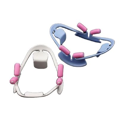 Professional Intraoral Cheek Tongue Retractor Mouth Spreader Lip Opener in Blue and Pink for Dental