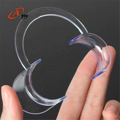 Professional Intraoral Cheek Tongue Retractor Mouth Spreader Lip Opener in Blue and Pink for Dental