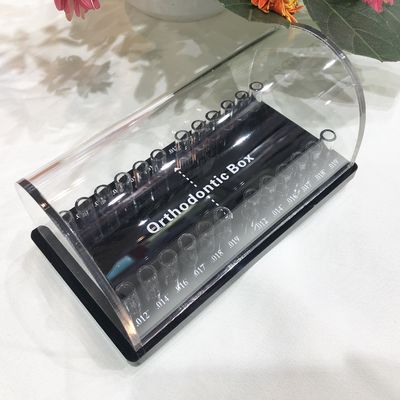 Dental Arch Wire Holder Round Archwire Box with Transparent Display for 2024 and Dental Equipment Industry