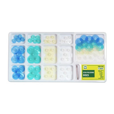 TOR Sectional Matrix Kit 600 Dental Stem Polishing Finishing Discs Set for Teeth Restoration Universal 80 pcs