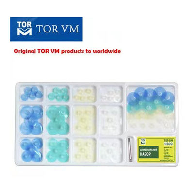 TOR Sectional Matrix Kit 600 Dental Stem Polishing Finishing Discs Set for Teeth Restoration Universal 80 pcs