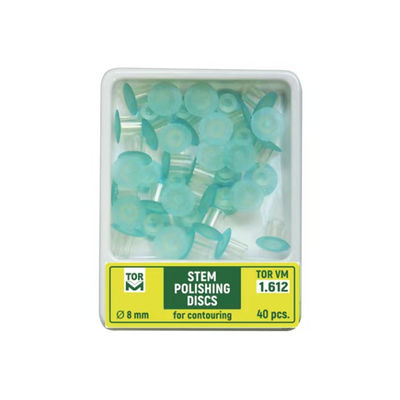 Polishing Superfine Dental Restorative Materials 1.614 Stem Discs with Mandrel TOR VM