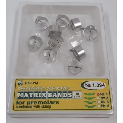 Instrument Classification Class II Dental Premolar Transparent Contoured Matrices Combined with Clamp TOR VM/ TOP BM 1.094