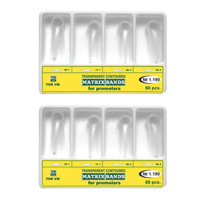 Instrument Classification Class II Dental Premolar Transparent Contoured Matrices Combined with Clamp TOR VM/ TOP BM 1.094
