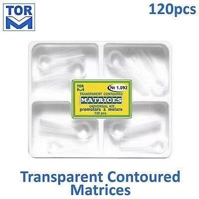 Instrument classification Class II 1.090 Dental Kit of premolar Transparent Contoured Matrices 30 pcs. TOR VM/ TOP BM