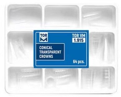 TOR VM Dental Matrices Conical Transparent Crowns 1.915 8 Types 8pcs Each Shelf Life 2 Years Meets MFDS Safety Standard