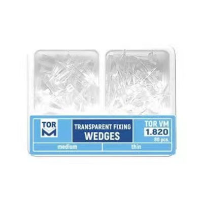 Manual Fixing Transparent Wedges Thin and Medium Wedge 2 Types No. 1.810 Kit 40 pcs. TOP BM for Dental Professionals