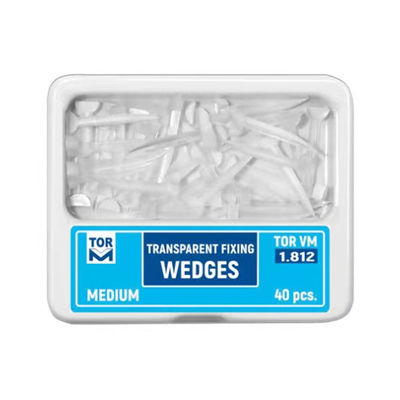 Manual Fixing Transparent Wedges Thin and Medium Wedge 2 Types No. 1.810 Kit 40 pcs. TOP BM for Dental Professionals