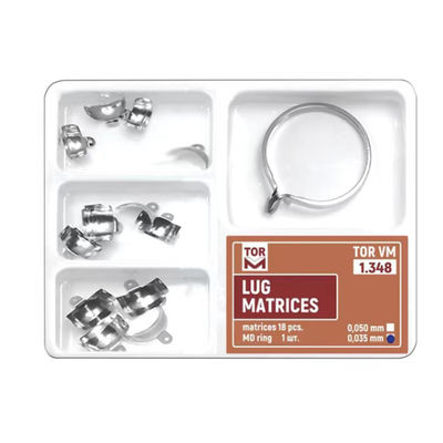PROFESSIONAL DENTAL HOT TOR VM 1.368 Sectional Matrix Kit with MD Ring No. 1.167 Matrix Bands Set 0.05mm 30 pcs/kit TOP BM