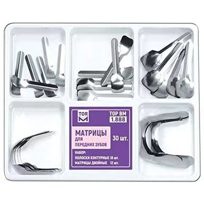 12pcs/kit Dental Restoration Materials Twin Anterior Matrices no.1.523/1.533 TOR VM Shelf Life 2 years MFDS Safety Standard