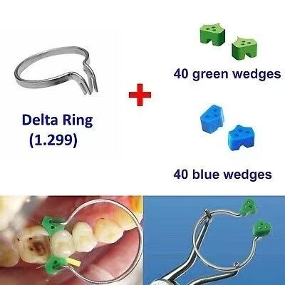 TOR VM Dental Add-on Wedges 1.870 MFDS Certified Delta Rings Kit for Dental Fixing and Teeth Restoration