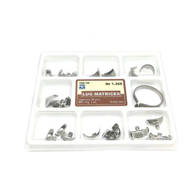 Dental Metal Lug Matrices Matrix Bands Large 6.0mm 12pcs/kit HOT TOR VM 2.353 Dental Areal Dental Matrices 1 Year Shelf Life