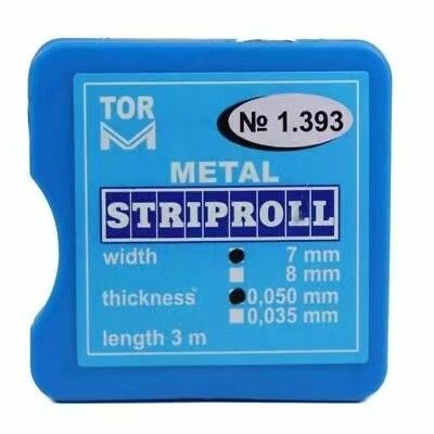 Hot Product TOR VM Metal Strip Rolls 1.393 Striproll 6mm x 3m Manual Dental Areal Power Source in Square Box