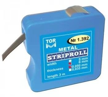Hot Product TOR VM Metal Strip Rolls 1.393 Striproll 6mm x 3m Manual Dental Areal Power Source in Square Box