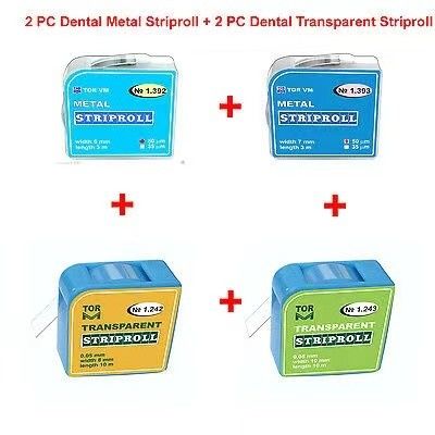 Hot Product TOR VM Metal Strip Rolls 1.393 Striproll 6mm x 3m Manual Dental Areal Power Source in Square Box
