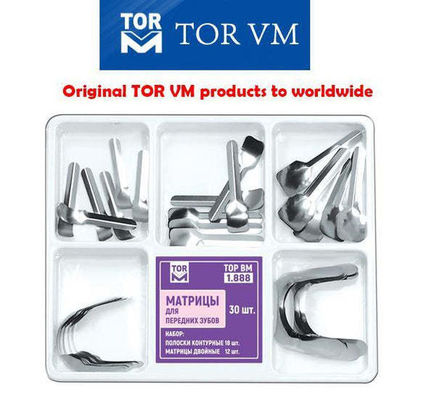Dental Proximal Anterior Strips Large 1.388 TOR-VM Metal Strips for Precise Teeth Contouring and Polishing