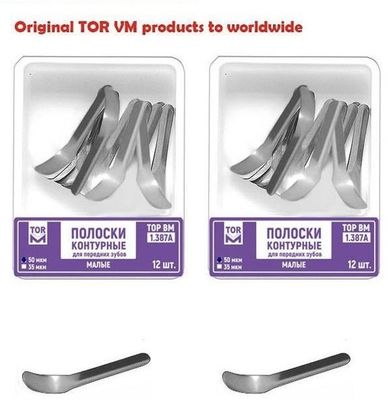 CE Certificate 12pcs/box Dental Proximal Anterior Strips 1.387 Small and 1.388 Large TOR VM